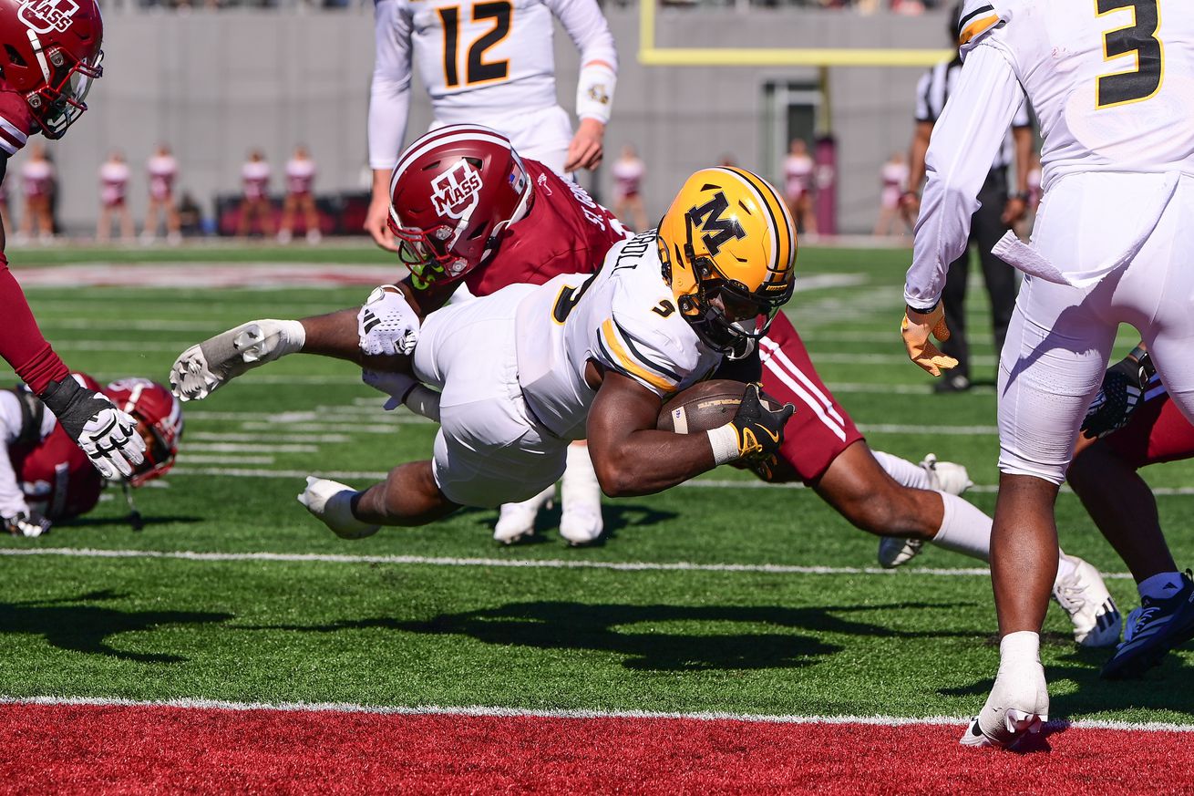 NCAA Football: Missouri at Massachusetts